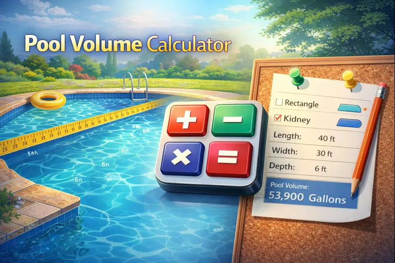 pool volume calculator